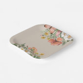 ワイルドフラワーパーティー紙プレート ペーパープレート (傾斜あり)