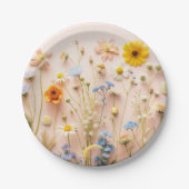 ワイルドフラワーパーティー ペーパープレート (正面)