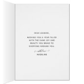 ワイルドフラワービューティフル誕生日カード (内側 (右))