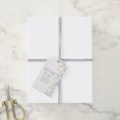 ワイルドフラワービー誕生日 ギフトタグ (より糸付き)