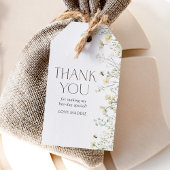 ワイルドフラワービー誕生日 ギフトタグ