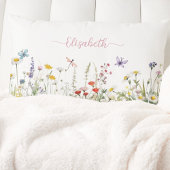 ワイルドフラワーピンクのスクリプト名 ランバークッション