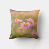 ワイルドフラワーピンクデイジー クッション (裏面)