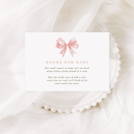 ワイルドフラワーピンクフローラベビーガールズバーブベイビーシャワー エンクロージャーカード