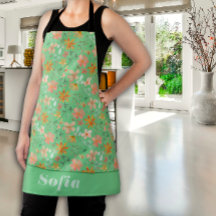 ワイルドフラワーピンク黄色のパターン名前をカスタムする緑