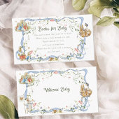 ワイルドフラワーピーターうさぎの本ベビー エンクロージャーカード