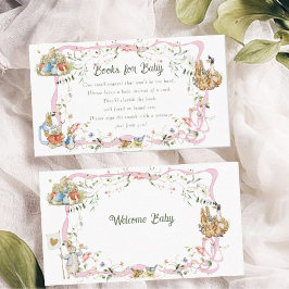 ワイルドフラワーピーターうさぎの本ベビー エンクロージャーカード