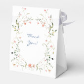 ワイルドフラワーピーターうさぎの赤ちゃんシャワー フェイバーボックス (裏面サイド)