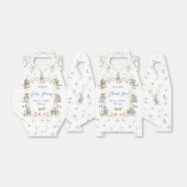 ワイルドフラワーピーターザラビットベイビーシャワーお願いボックス フェイバーボックス (折り畳みなし)