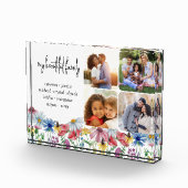 ワイルドフラワーファミリー名と4枚の写真 フォトブロック (右)