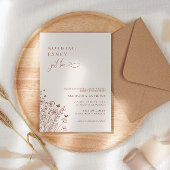 ワイルドフラワーファンシーの花を愛しているものは何も結婚ない 招待状