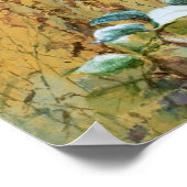 ワイルドフラワーフィデリアブリッジウォータカラーファインアート ポスター (角)