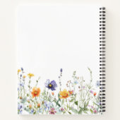 ワイルドフラワーフィールドノートブック ノートブック (裏面)