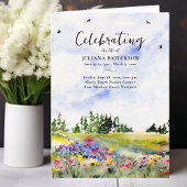 ワイルドフラワーフィールドフォトお祝いライフ葬儀 プログラム