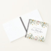 ワイルドフラワーフィールドメモリアルサービスゲストブック ノートブック (内部)