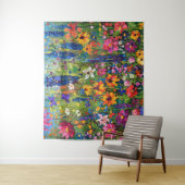 ワイルドフラワーフィールド絵画アクリル タペストリー (インサイチュ)