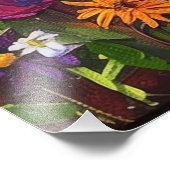 ワイルドフラワーフィールド絵画アクリル フォトプリント            (角)