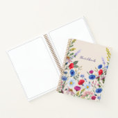 ワイルドフラワーフィールド ノートブック (内部)