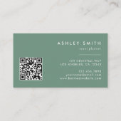 ワイルドフラワーフィールドQRコード 名刺 (裏面)