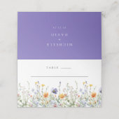 ワイルドフラワーフィー結婚ルド プレイスカード (外部開封)