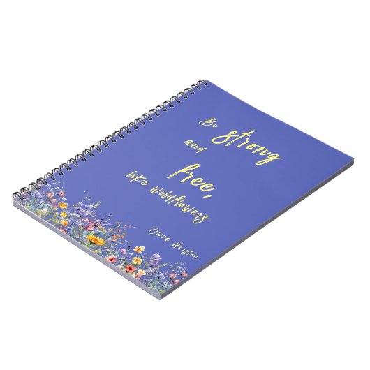 ワイルドフラワーフォトノートブックのように強力で無料 ノートブック (左側)