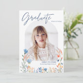 ワイルドフラワーフォトハイスクール卒業 招待状 (スタンド正面)
