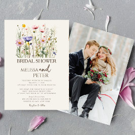 ワイルドフラワーフォト招待状 招待状