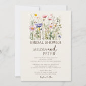 ワイルドフラワーフォト招待状 招待状 (正面)