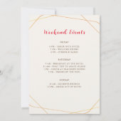 ワイルドフラワーフォレストファーンキノコバチェロレッテ 招待状 (裏面)