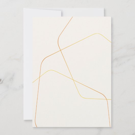 ワイルドフラワーフォレストファーンマッシュルームブライダルシャワー 招待状 (裏面)