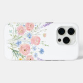 ワイルドフラワーフォンケース 花柄 カントリー Case-Mate iPhoneケース (裏面 (横))