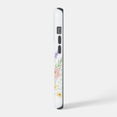 ワイルドフラワーフォンケース 花柄 カントリー iPhoneケース (左側面)