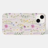 ワイルドフラワーフォンケース Case-Mate iPhoneケース (裏面 (横))
