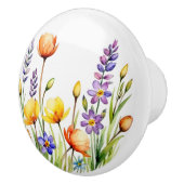 ワイルドフラワーフォー セラミックノブ (右)