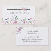 ワイルドフラワーフルート名刺 名刺 (正面/裏面)