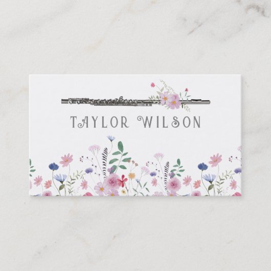 ワイルドフラワーフルート名刺 名刺 (正面)