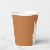 ワイルドフラワーフレームベビシャワー紙カップ 紙コップ (右)