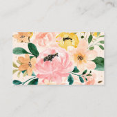 ワイルドフラワーフローラおむつラッフルチケット エンクロージャーカード (裏面)