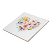 ワイルドフラワーフローラすべての行事ノートカー空白のド タイル (側面)