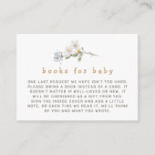 ワイルドフラワーフローラのベビー囲いカード用ブック エンクロージャーカード (正面)