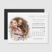 ワイルドフラワーフローラカレンダー&フォトカレンダーの日付を保存 (正面/裏面)