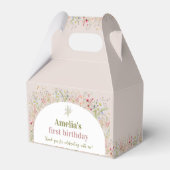 ワイルドフラワーフローラガーデンガール誕生日お気に入りボックス フェイバーボックス (裏面サイド)