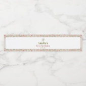 ワイルドフラワーフローラガーデン誕生日ウォーターボトルラボ ペットボトルラベル (シングルラベル)