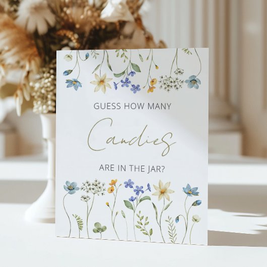 ワイルドフラワーフローラキャンディの数 ポスター