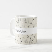 ワイルドフラワーフローラコーヒーマグギフト コーヒーマグカップ (正面左)