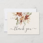 ワイルドフラワーフローラサンキューカード サンキューカード (正面)