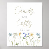 ワイルドフラワーフローラニュートラルカードとギフト ポスター (正面)