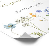 ワイルドフラワーフローラニュートラル赤ちゃんシャワー特典 ポスター (角)