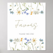 ワイルドフラワーフローラニュートラル赤ちゃんシャワー特典 ポスター (正面)