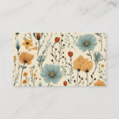 ワイルドフラワーフローラフレームベビーシューウブズベビー エンクロージャーカード (裏面)